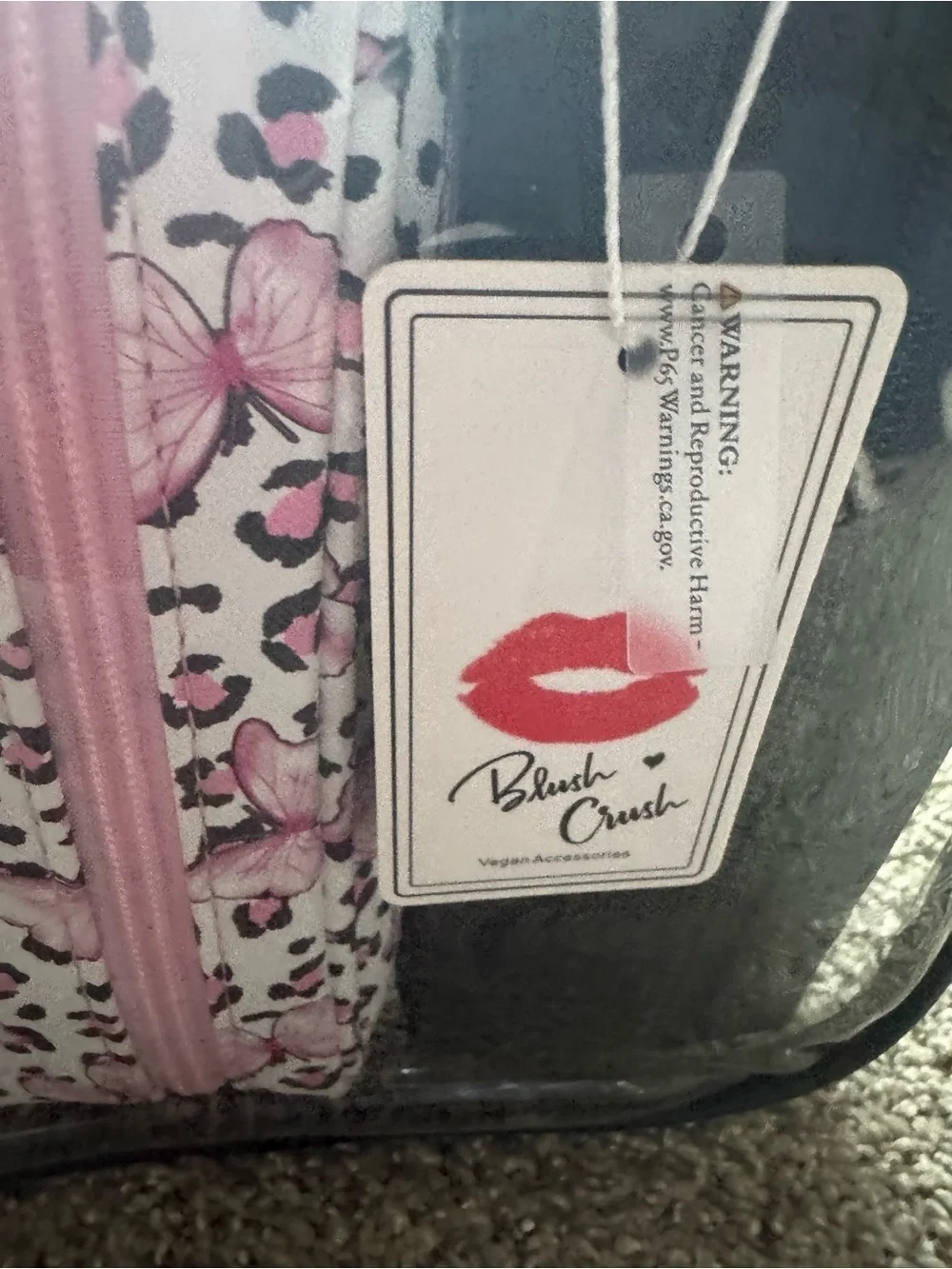 Blush Crush Cosmetic Bag Set NWT